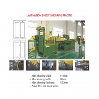 Lamination sheet shearing machine