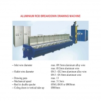 ALUMINIUM ROD BREAKDOWN DRAWING MACHINE